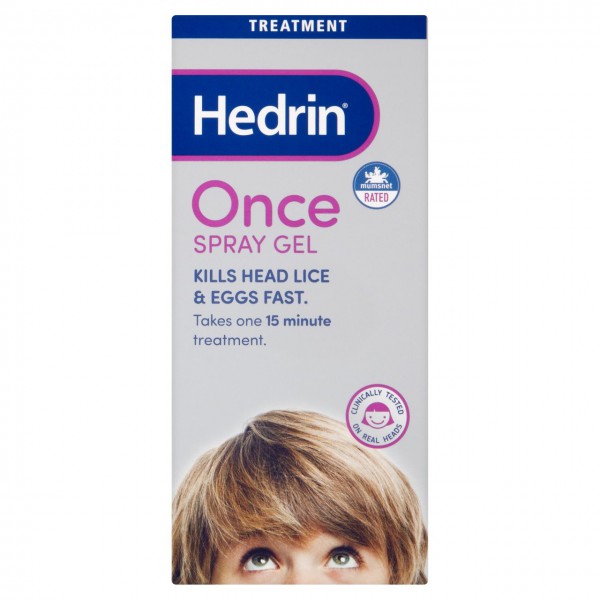 Hedrin Once Spray Gel - 100ml
