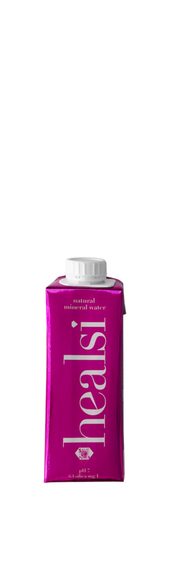 Healsi Água Mineral_Fuchsia_Tetrapack - 500ml