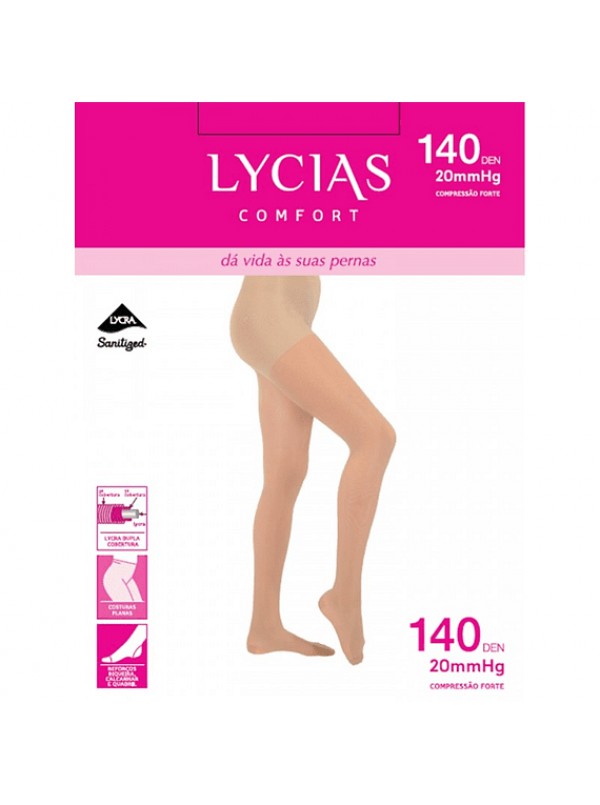 Lycias Comfort Collant_ 140_ Tamanho 4_Cor Preto