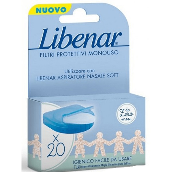 Libenar Baby Recarga Aspirador Nasal Filtro Descartável (x20 unidades)