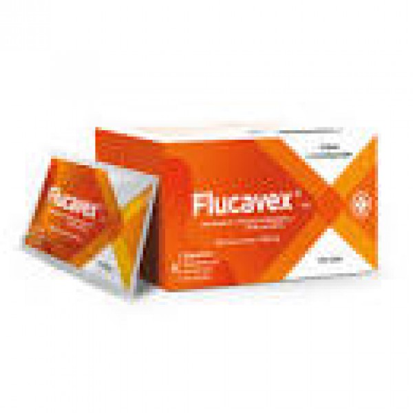 Flucavex grânulos solução oral, 500/25/200mg (x8 saquetas)