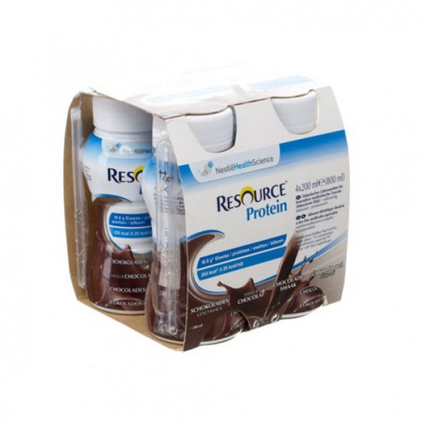Resource Protein_Solução Oral_ Chocolate - 200ml (x4 unidades)