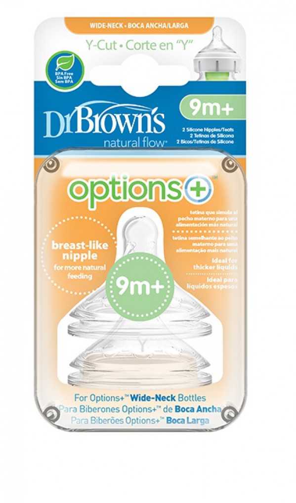 Dr Browns Tetina Larga Y (x2 unidades)