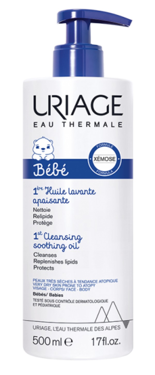 Uriage Bebé 1º Óleo Lavagem Apaziguante - 500ml