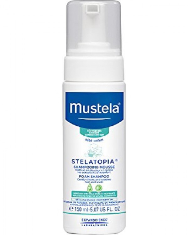 Mustela Bebé Pele Atópica Stelatopia Champô Espuma - 150ml