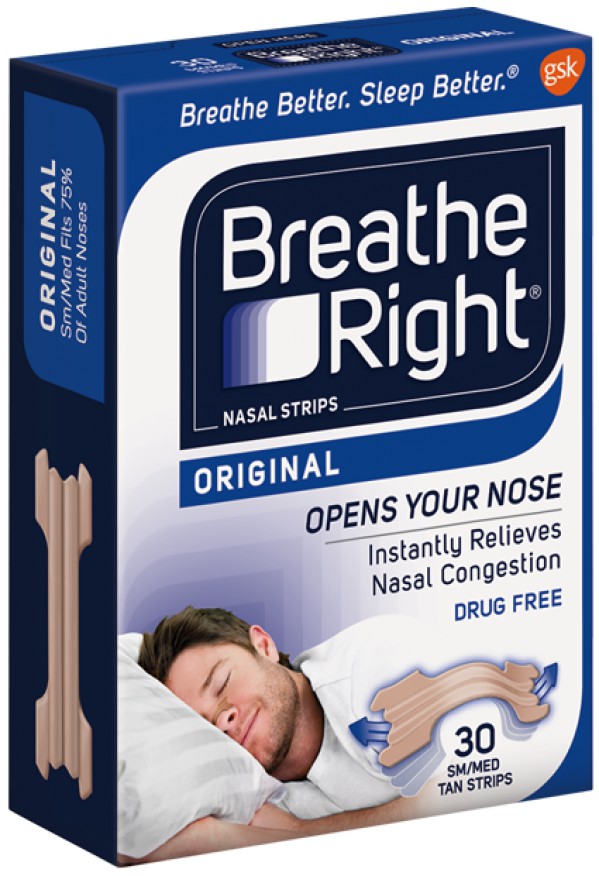 Breathe Right Penso Nasal Pequeno/Médio (x30 unidades)