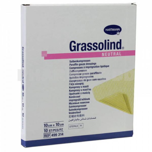 Grassolind Compressa Pomada - 10x10cm (x10 unidades)