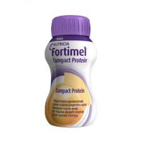 Fortimel Compact Protein Gengibre Tropical - 125ml (x4 unidades)