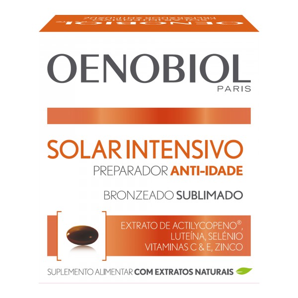 Oenobiol Solar Intensivo cápsulas Anti-Idade (x30 unidades)