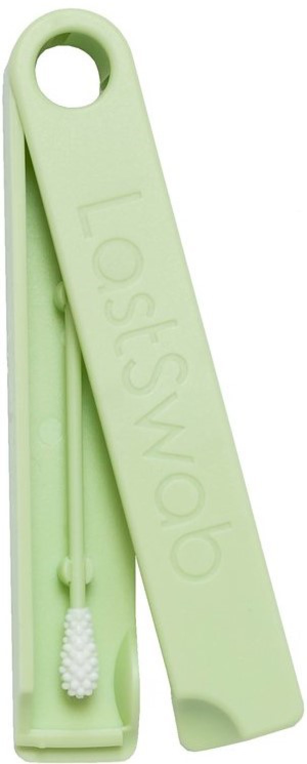 Lastswab Basic Cotton Reutilizável_ Ouvido_ Caixa Verde