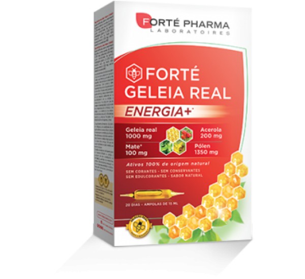 Forté Geleia Real Energia+ - 10ml (x20 ampolas)