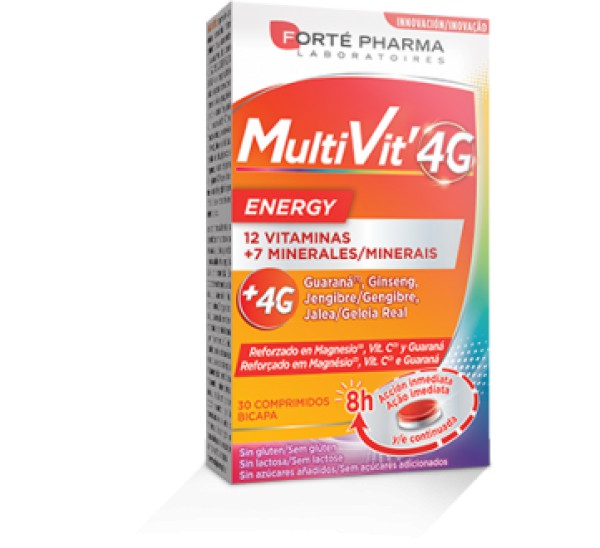 Forté_Multivit 4G Energy (x30 comprimidos)