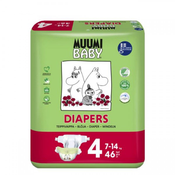 Muumi Baby Fralda_ Tam. 4_  7-14kg (x46 unidades)