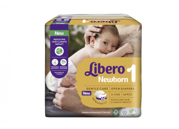 Libero Newborn_ Tam. 1_ 2-5Kg (x24 unidades)