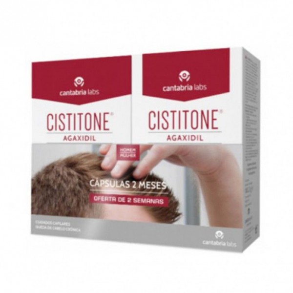 Cistitone Agaxidil Duo Oferta 50% 2ª Embalagem (2x60 cápsulas)