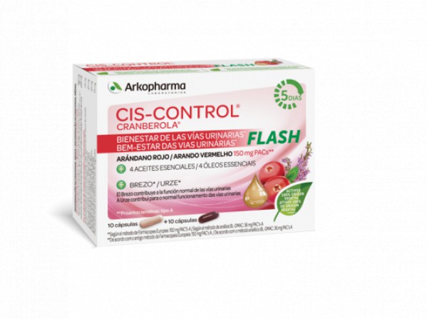 Cis-Control Cranberola Flash  (x20 cápsulas)