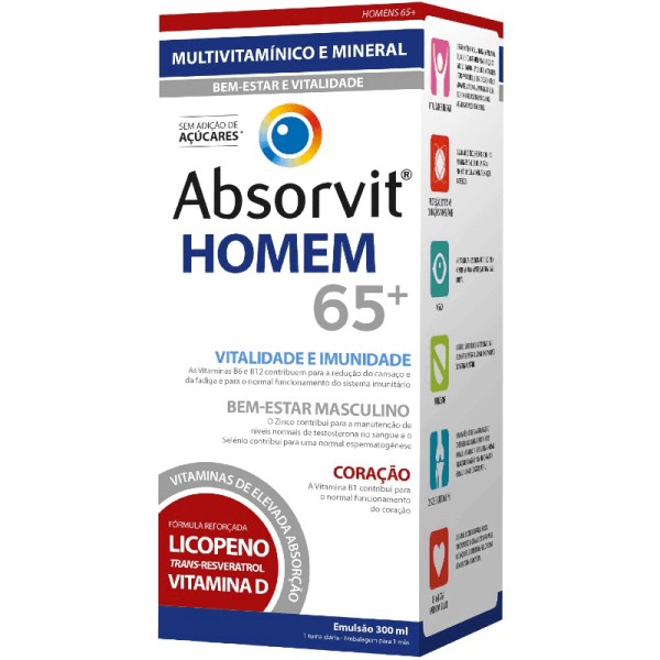 Absorvit Homem 65+ Emulsão - 300ml