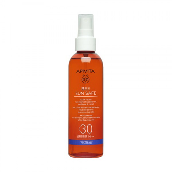 Apivita Solares Óleo Corpo SPF30 - 200ml
