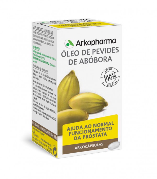 Arkocapsulas Óleo Pevides Abóbora (x50 cápsulas)