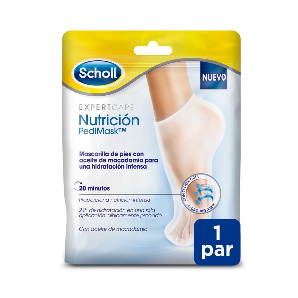 Scholl Pedimask Máscara Pés - 1 Par