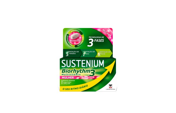 Sustenium Biorhytmo Multivitaminas Mulher (x30 comprimidos)