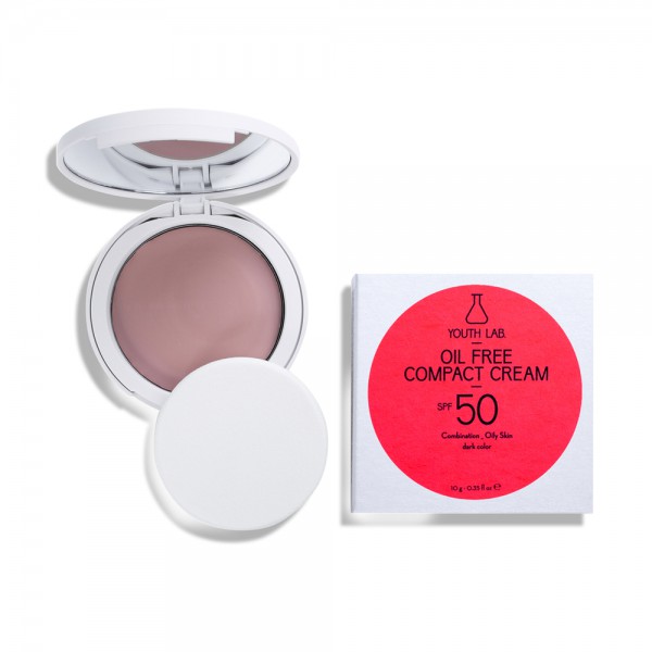 Youth Lab Creme Compacto SPF50_ Pele Mista/Oleosa_ Dark - 10g