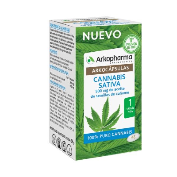 Arkocápsulas Cannabis Sativa (x45 unidades)