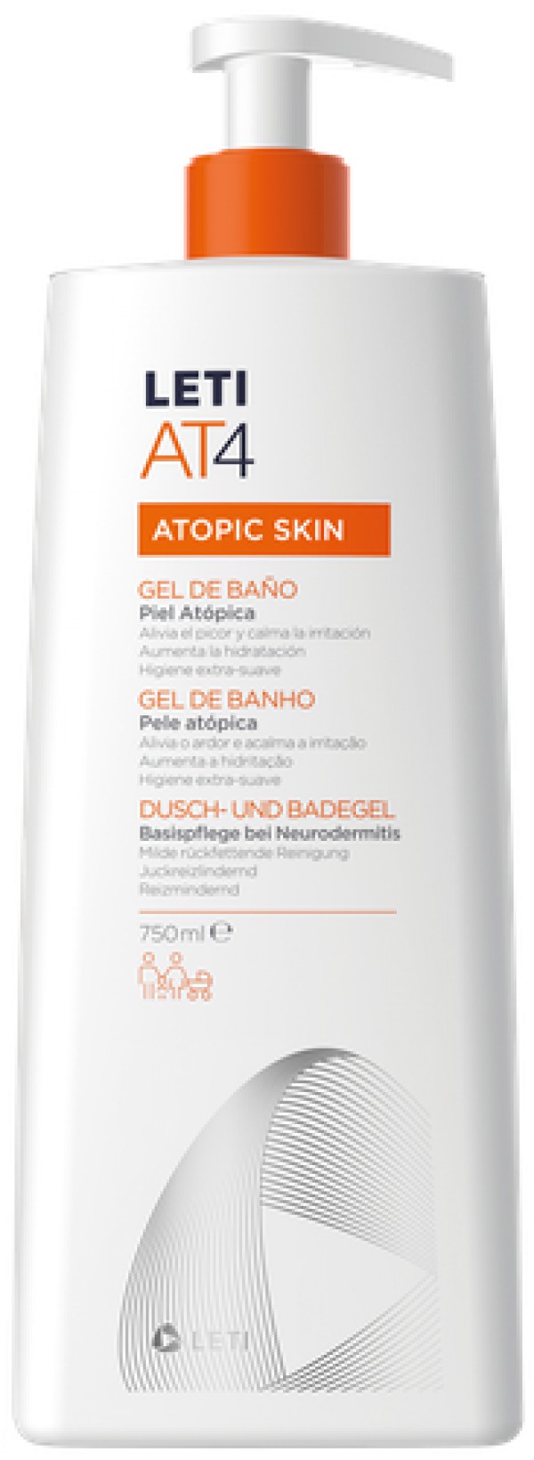 LetiAT4 Gel Banho - 750ml (Preço Especial)