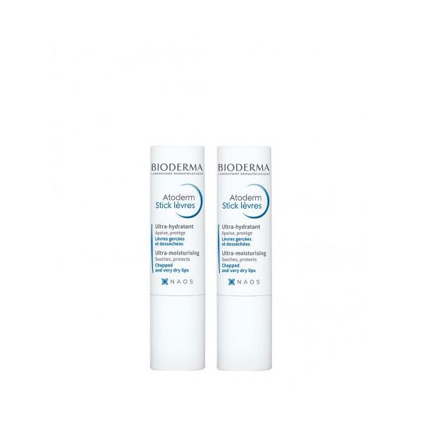 Bioderma Atoderm Stick labial - 4g (DUO c/ Preço especial)