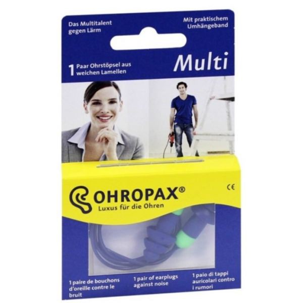 Ohropax Multi Tampões Auriculares Ruído (x2 unidades)