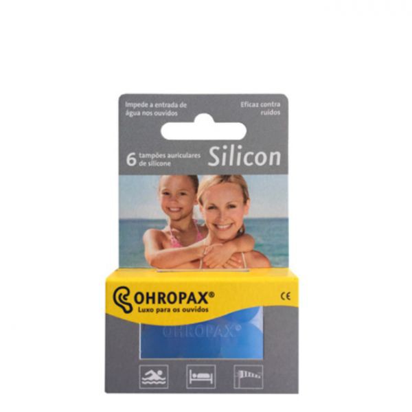 Ohropax Silicone Tampões Auriculares Silicone Medicinal (x6 unidades)