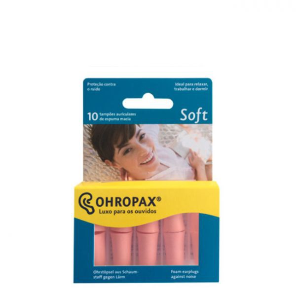 Ohropax Soft Tampões Auriculares Espuma (x10 unidades)