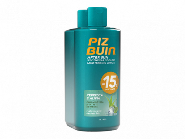 Piz Buin After Sun Loção Suavizante e Refrescante - 200ml (x2 unidades Pack)