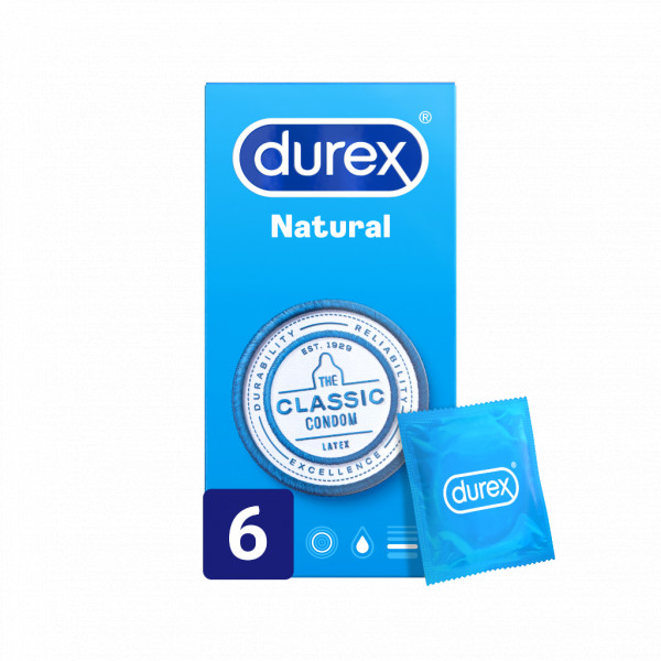 Durex Natural Plus (x6 preservativos)