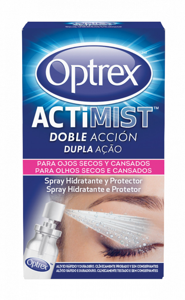 Optrex Actimist  2 em 1 Spray Olhos Secos - 10ml