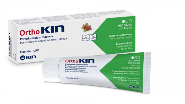 Ortho Kin Pasta Dentífrica Morango/Menta - 75ml