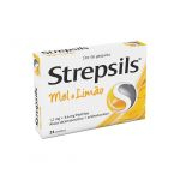 Strepsils Mel & Limão - 0,6/ 1,2 mg (x24 pastilhas)