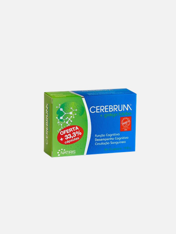 Cerebrum +ginkgo biloba (x30 cápsulas) + Oferta 10 cápsulas