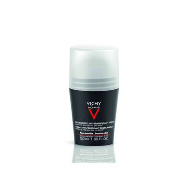 Vichy Homme Deo Roll On Pele sensivel 48h - 50ml