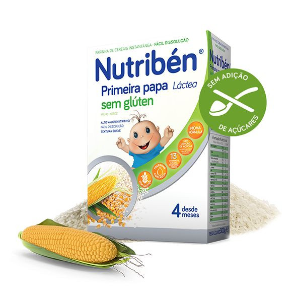 Nutriben Farinhas Primeira Papa s/ Gluten Lactea - 250g