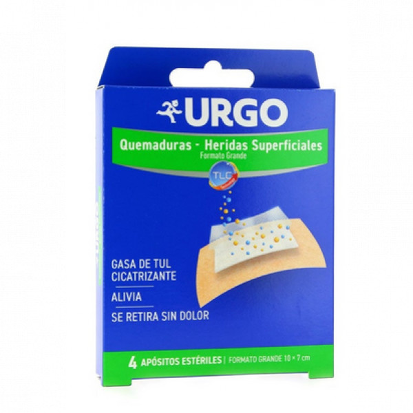 Urgo Queimaduras Penso Estéril Grande (x4 unidades)