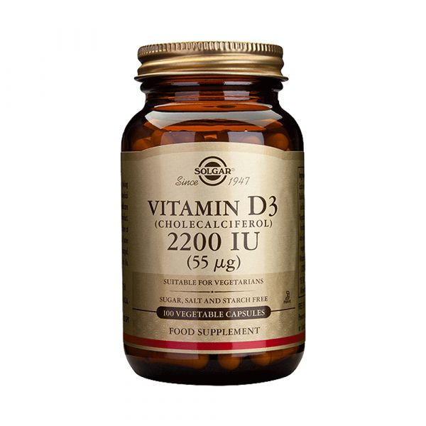 Vitamina D3_Solgar - 2200UI (x100 comprimidos)