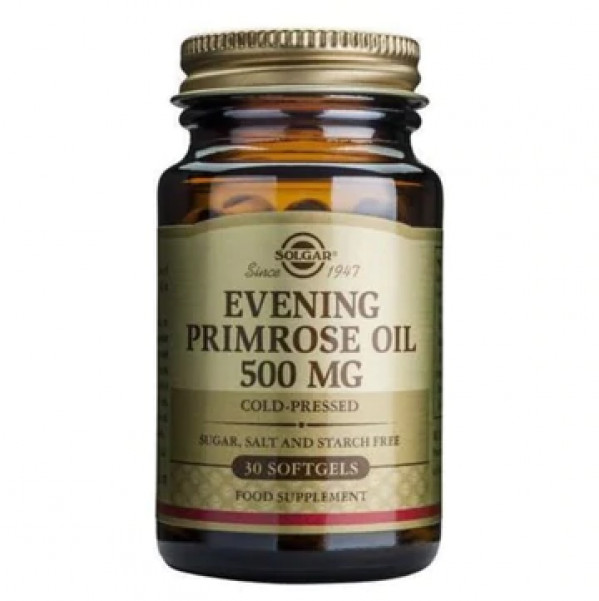 Óleo Onagra_Solgar - 500mg (x30 comprimidos)