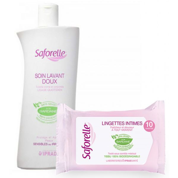 Saforelle Solução Lavagem - 250ml + Oferta 10 toalhetes