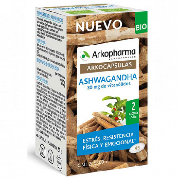 Arkocápsulas Ashwagandha BIO (x45 cápsulas)