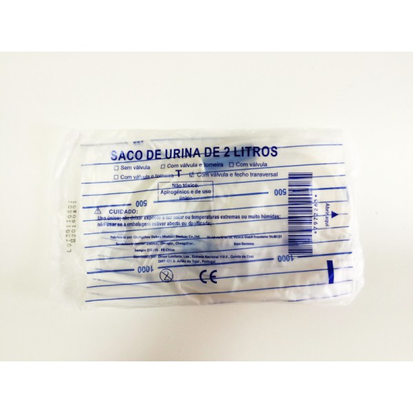 Colector Urina Saco Urina 2 L C/Val Fech