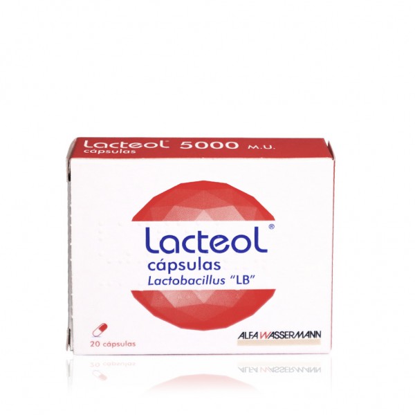 Lacteol, 5000 M.U. (x20 cápsulas)