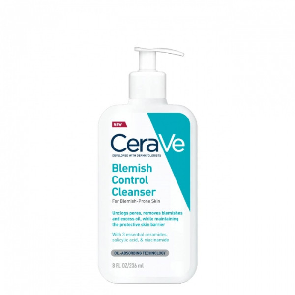 Cerave Blemish Gel Limpeza Imperfeições - 236Ml