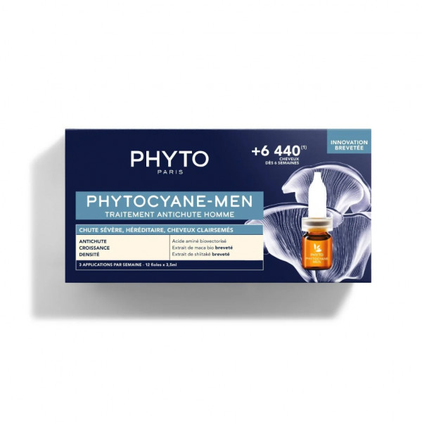 Phytocyane Homem Antiqueda Programe -  3,5ml (x12 unidades)