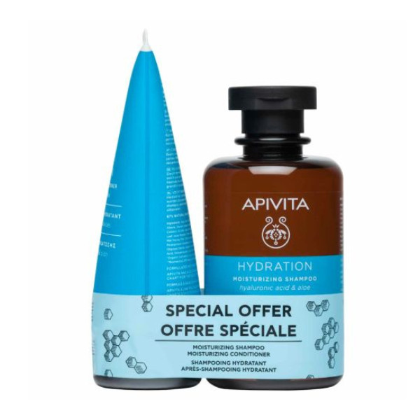 Apivita Capilar Champô Hidratação - 250ml + Condicionador (Preço Especial)